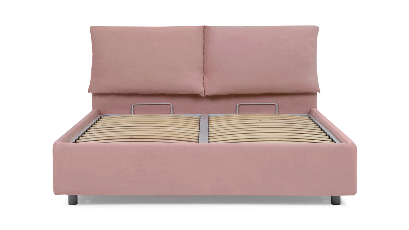 Мягкая кровать Milana New с подушками для изголовья Askona фотография товара - 9 - большое изображение